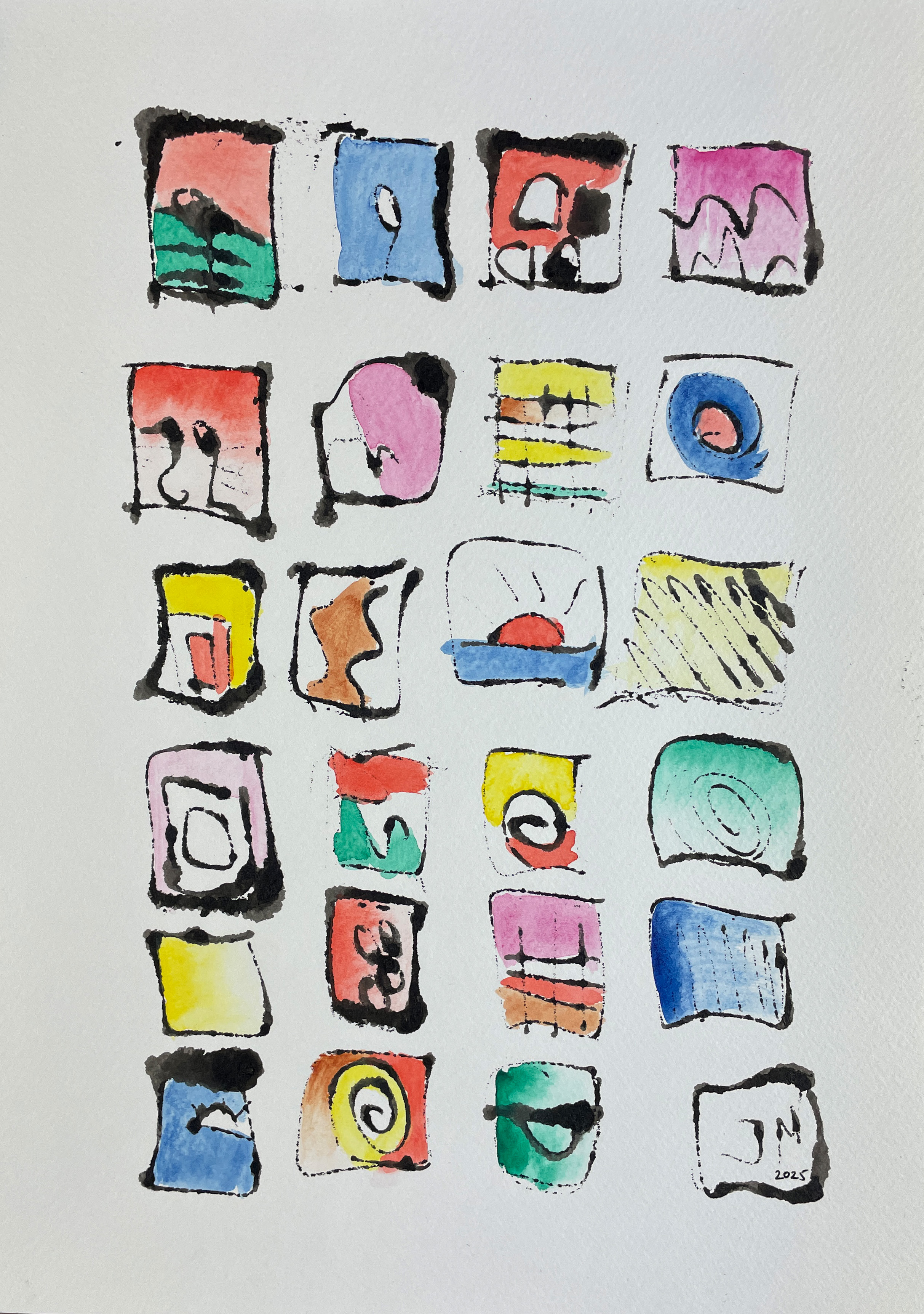 Coverbild zu  Jrg Maurer "Blotted Line"